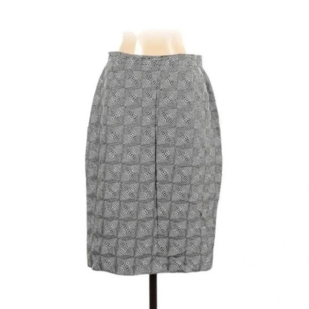Vintage Escada Margaretha Ley Cotton Silk Skirt Size 38